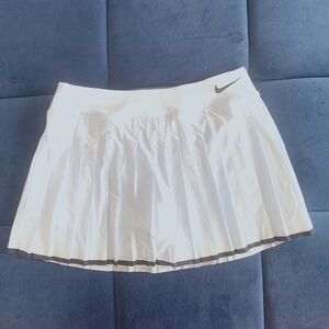 Nike Dri-Fit tennis skirt, size M, baby blue with black accents